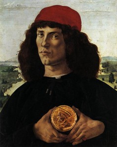 Scopri di più sull'articolo Ritratto d’uomo con la medaglia di Cosimo il Vecchio del Botticelli